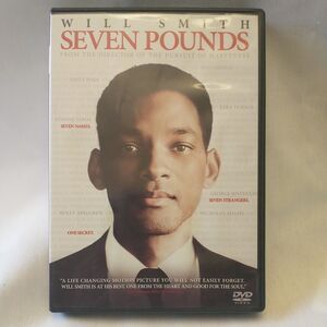 Seven Pounds DVD Starring Will Smith Rosario Dawson